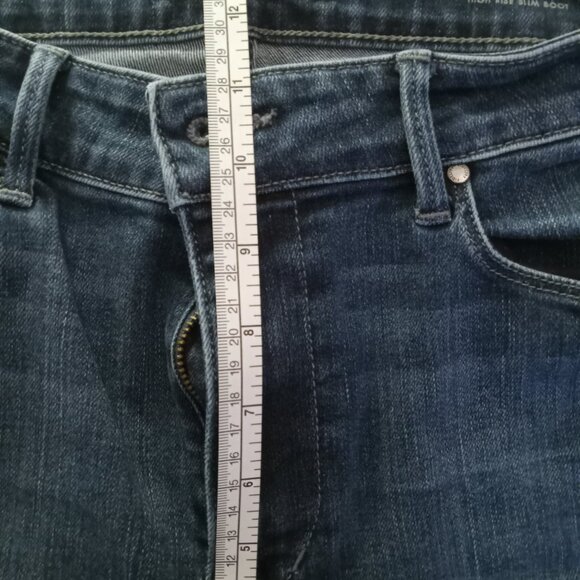 Fidelity Medium Rise Blue Jeans Size 31 - Picture 3 of 5